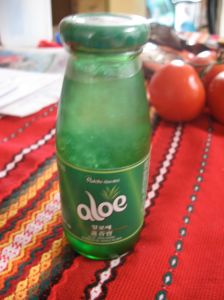 My aloe juice